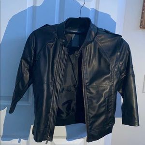 small leather jacket.